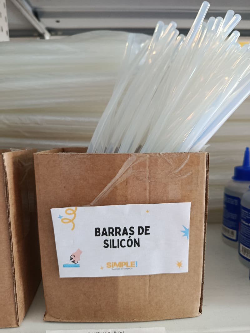 Barras de Silicón Delgado 1 kg